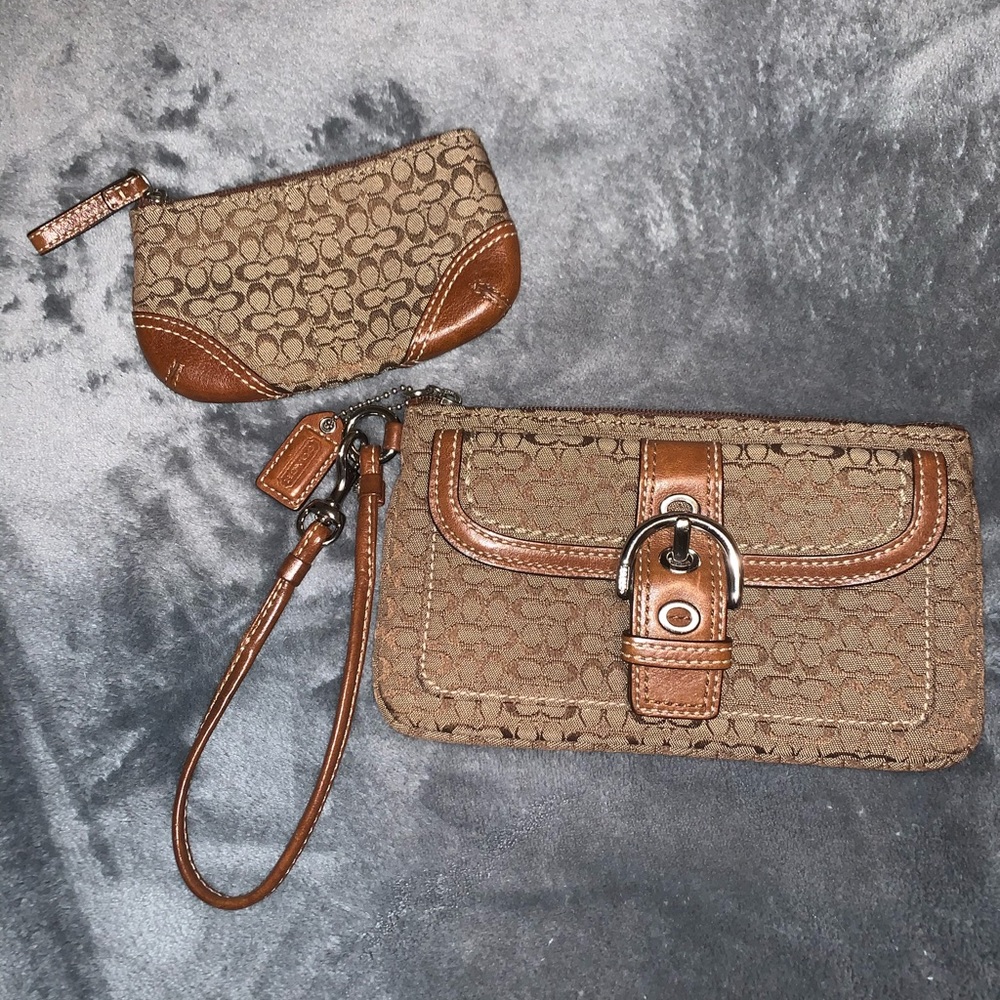 Coach Wristlet and Coach Colin Pouch